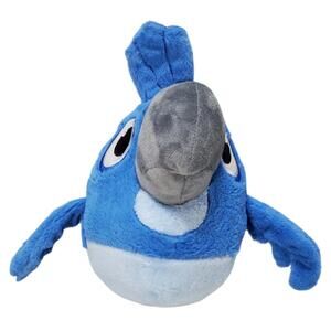 Angry Birds Rio Blue Macaw Plush "Not For Retail Sale" Stuffed Animal 9"